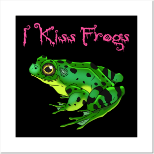 Frog Kisser Pink Logo Posters and Art